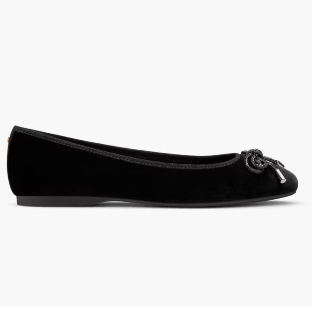 Birdies Black Bow-Accent Flats - Picture 4 of 12